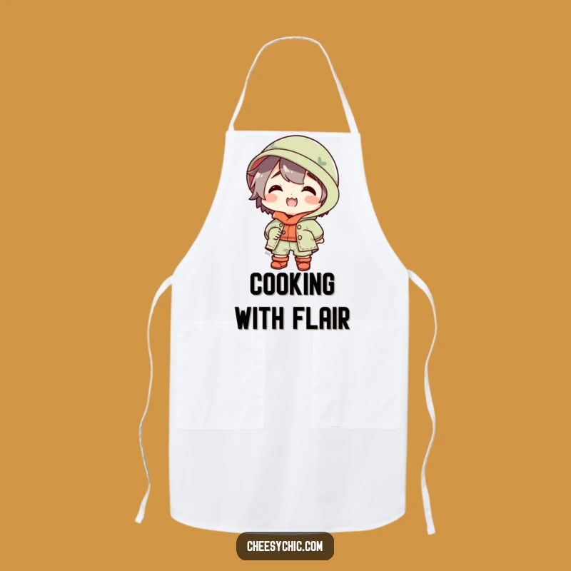 Funny Mismatched Outfit Character Apron: Cook with Quirky Delight and Style