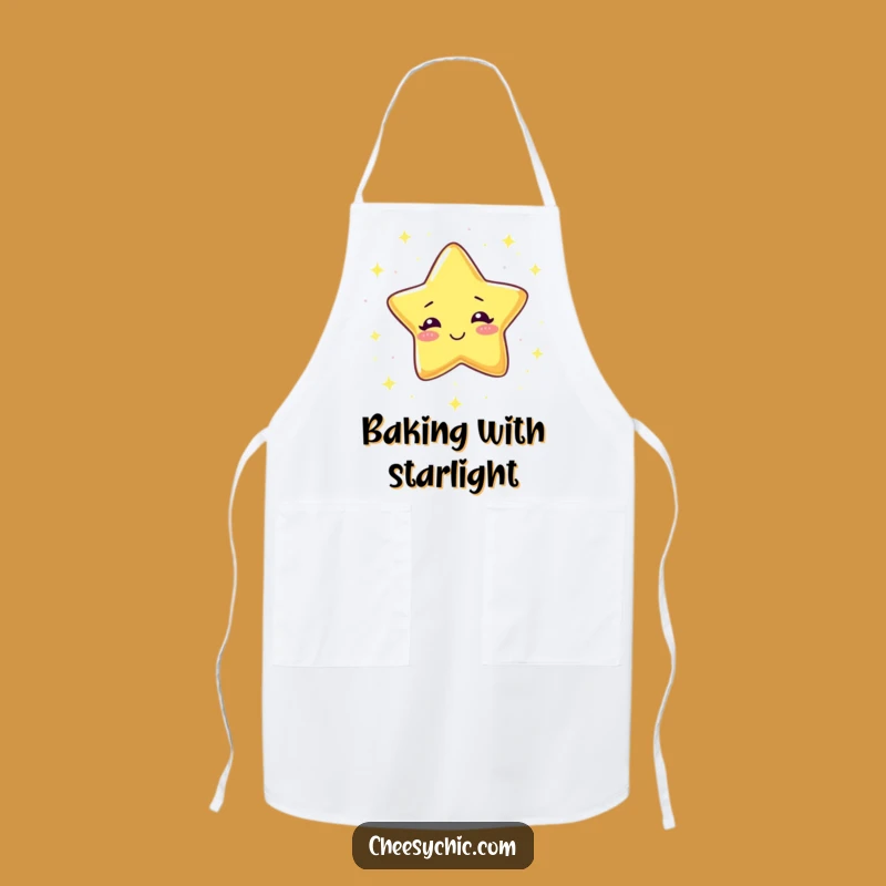 Funny Giggling Star Apron - Cook with Sparkle and Celestial Fun