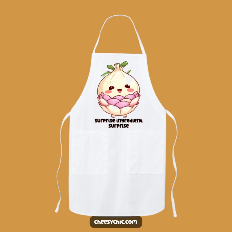 Funny Onion Surprise Apron: Cute Peeling Layers, Perfect Funny Kitchen Gift