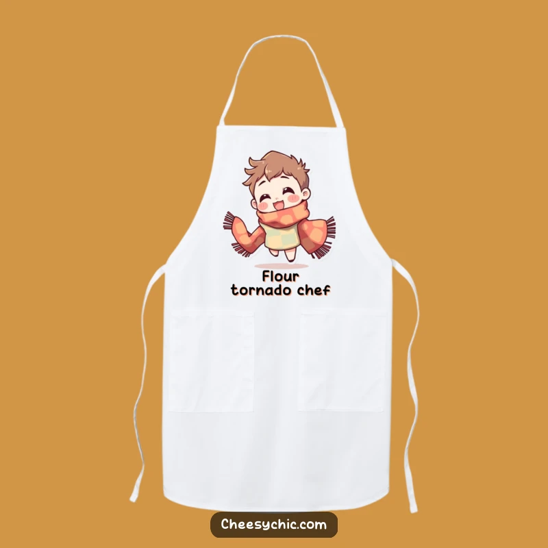 Funny Spinning Scarf Apron: Kitchen Dance Fun, Gift for Cooks