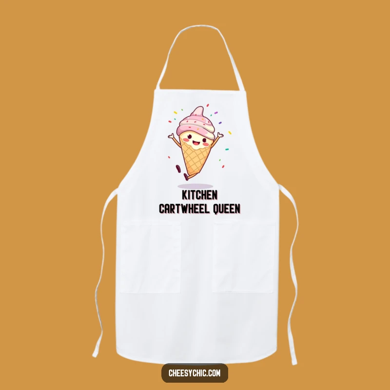 Funny Ice Cream Cartwheel Apron - Chef's Delightful Sprinkles Protector