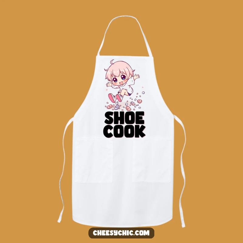Funny Tripping Shoes Chef Apron - Kitchen Humor Gift