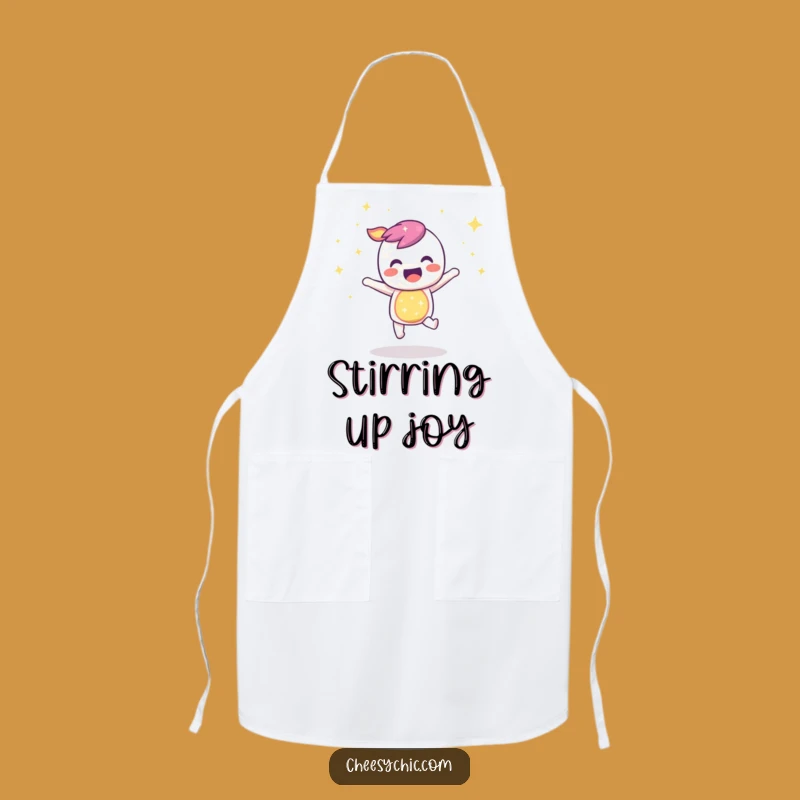 Funny Rainbow Bouncing Apron, a Hilarious Kitchen Essential for Fun Cooks