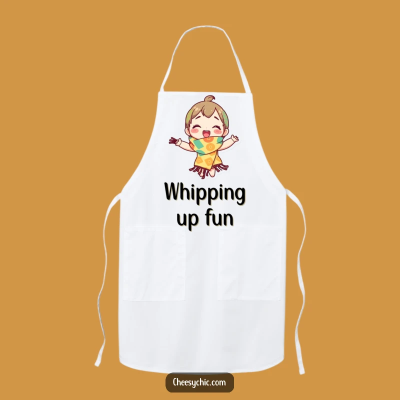Funny Patterned Scarf Chef Apron - Hilarious Kitchenwear for the Joyful Cook