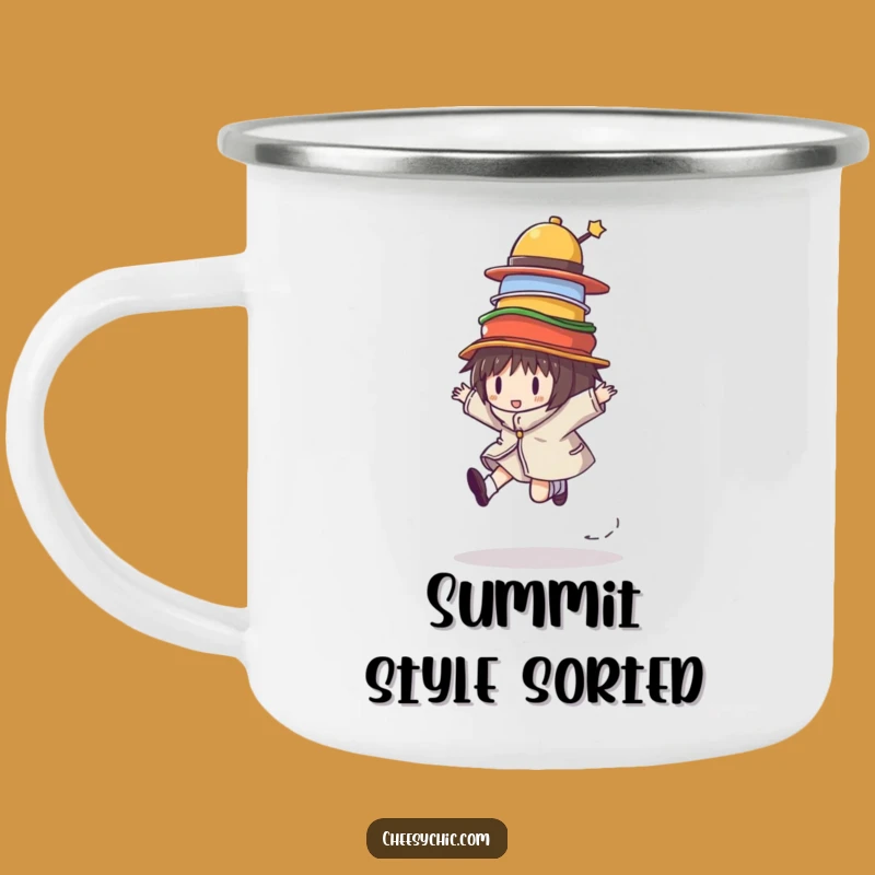 Funny Hat Skipper Camping Mug: Adventure & Humor for the Trail