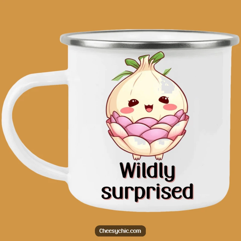 Funny Onion Surprise Camping Mug: Durable Cute Peeling Layers, Perfect Funny Outdoor Gift