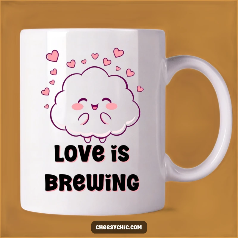Funny Cloud Raining Hearts Mug, a Sweet and Hilarious Gift Idea