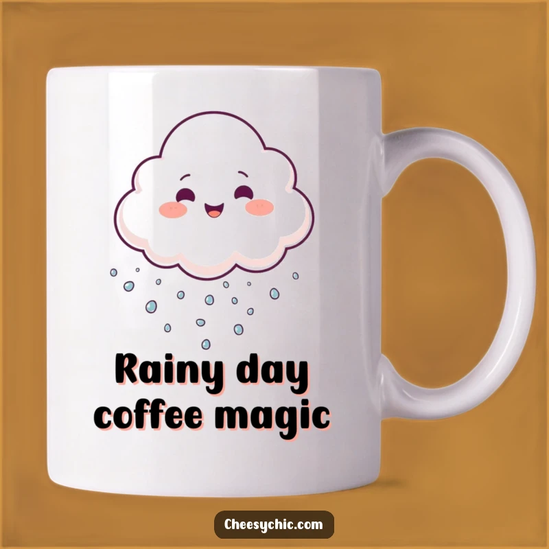Funny Cloud Juggling Mug - Cheerful Weather for a Hilarious Gift