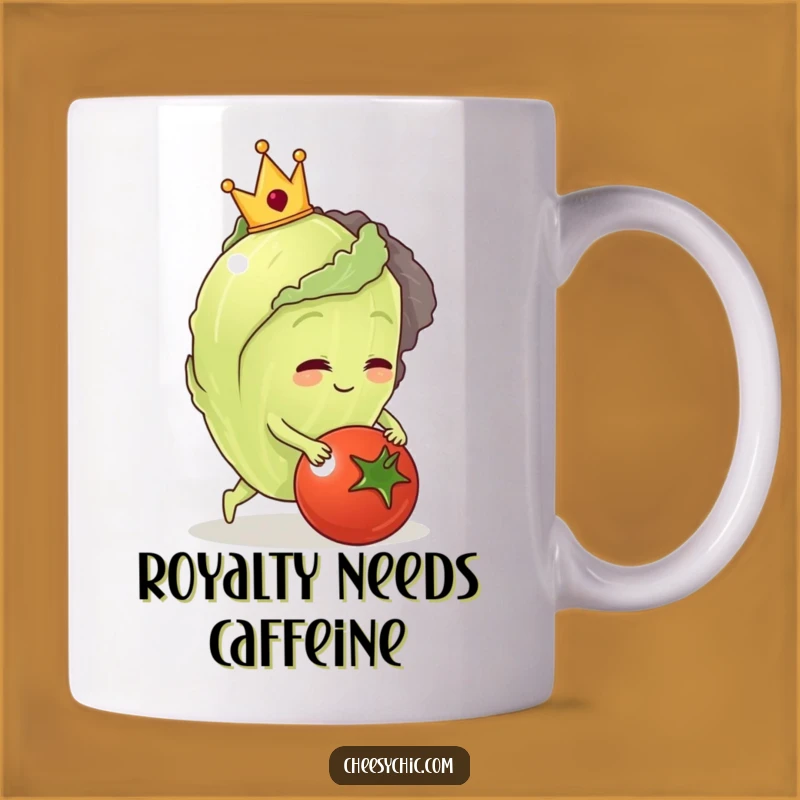 Funny Lettuce King Tripping Mug: A Royal Fail for Your Coffee Break