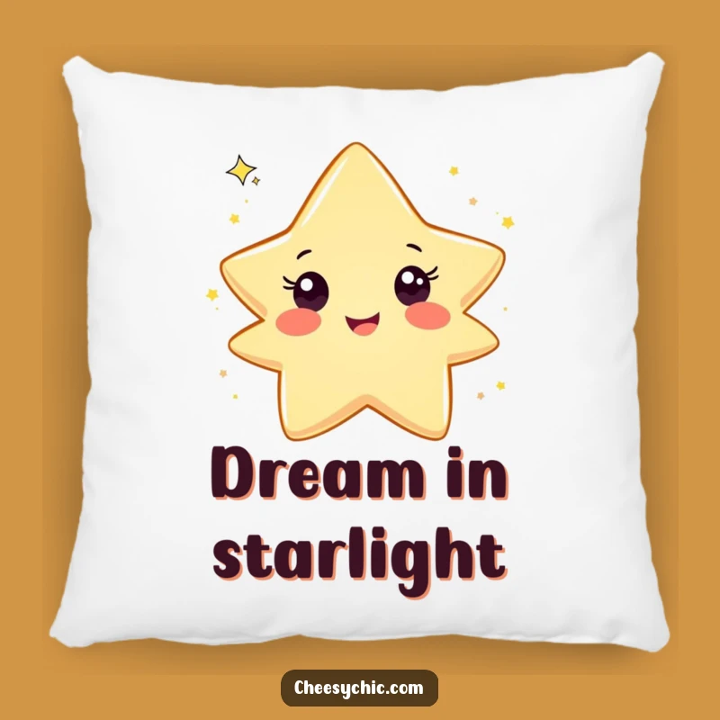 Funny Star Glitter Pillow, a Comfy and Hilarious Decor Piece