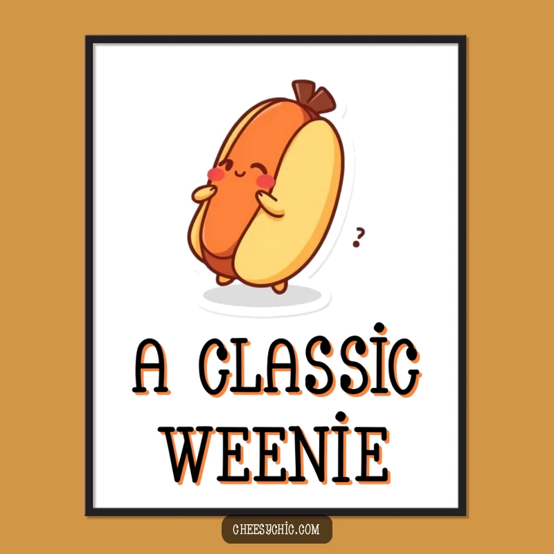 Funny Dizzy Hot Dog Digital Art: Instant Fun for Your Space