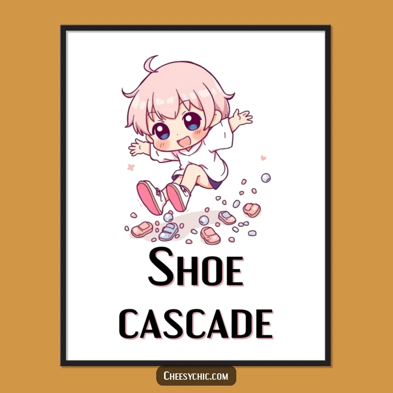 Funny Tripping Shoes Digital Art - Instant Humorous Decor