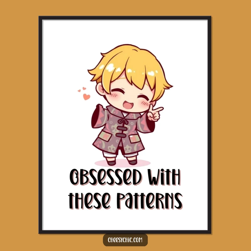 Funny Digital Art: Outfit Pointer Character, Bold Vibes - Instant Funny Gift