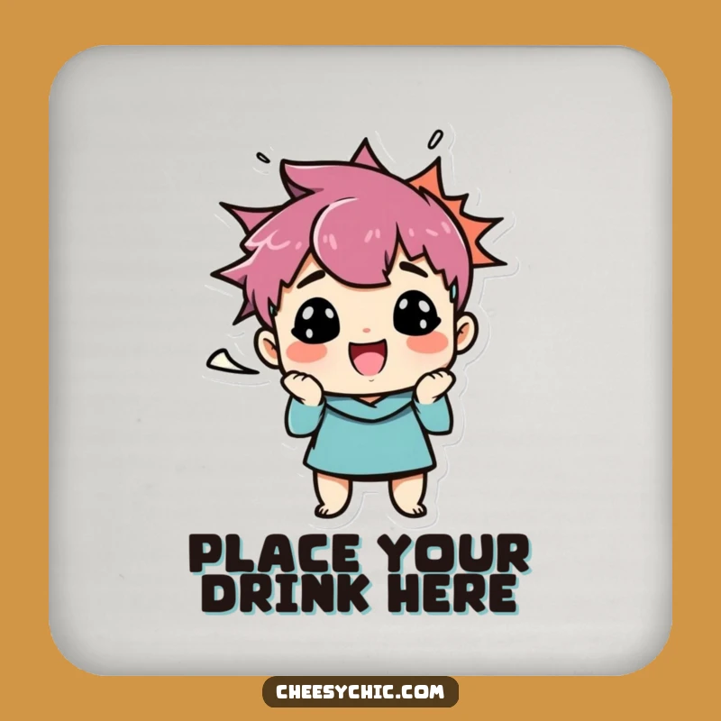 Funny Face Character Coaster Set - Protect Surfaces With Humor, A Delightful Funny Gift