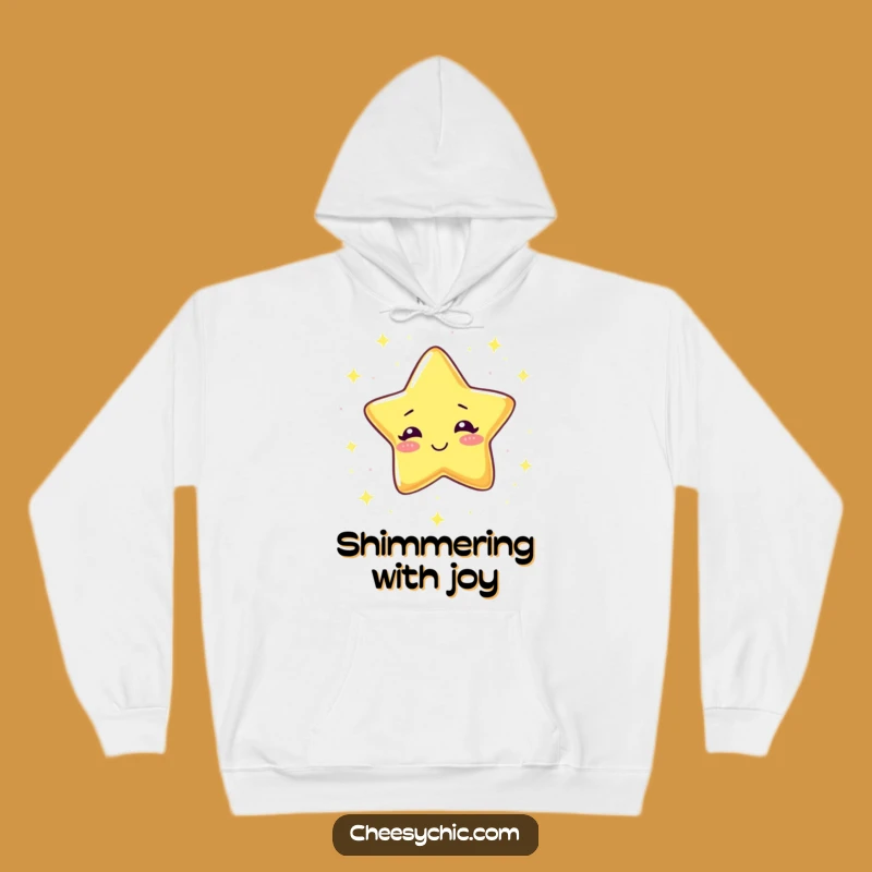 Cozy Funny Giggling Star Hoodie - Snuggle Up with Celestial Sparkle