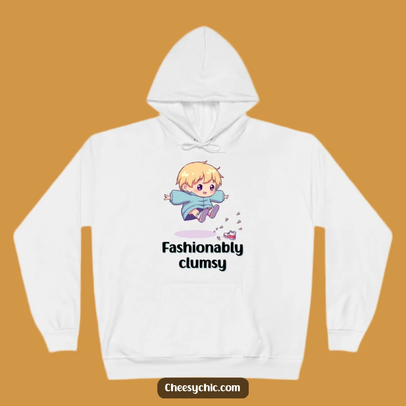 Funny Shoe Cascade Hoodie: Cozy Character Apparel, Perfect Gift