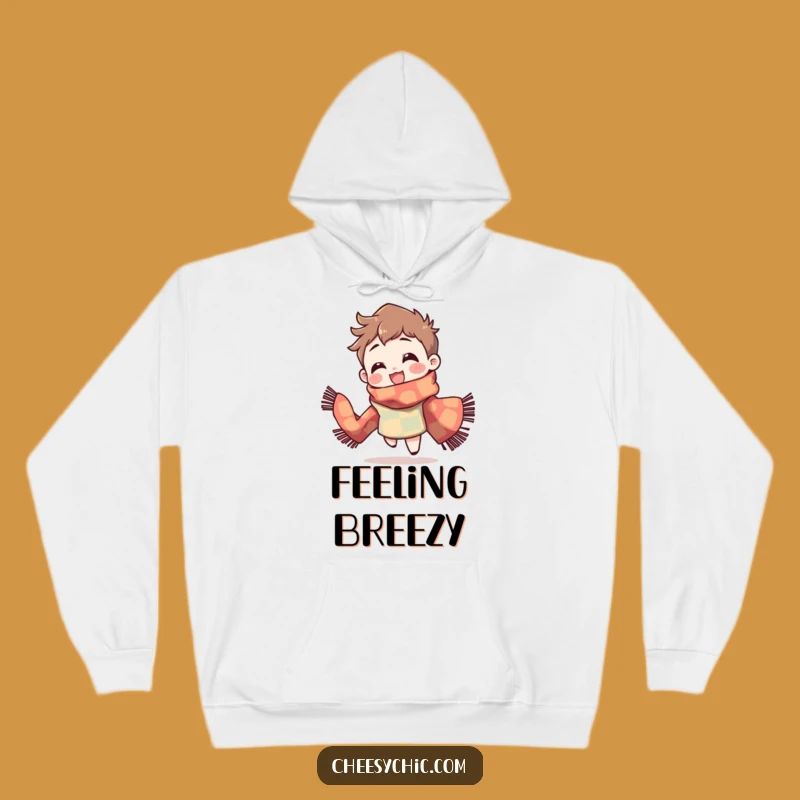 Funny Spinning Scarf Hoodie: Cozy Character Apparel, Gift of Warmth