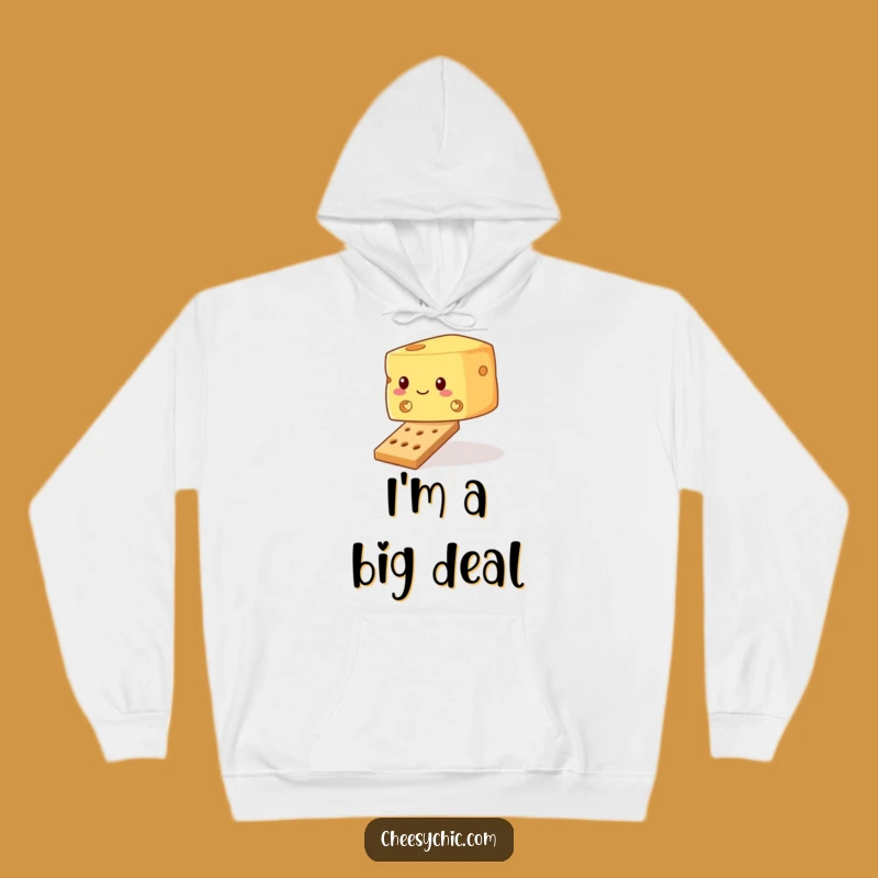 Funny Wobbly Cheese Hoodie - Cracker Balance Sweatshirt, Ultimate Funny Gift for Cozy Nights