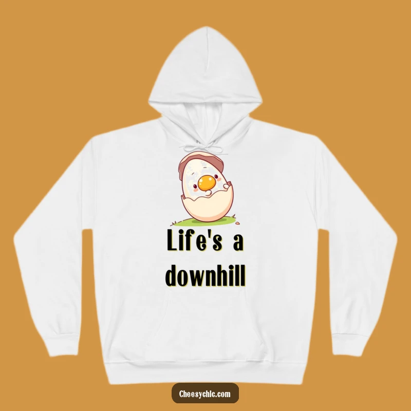 Cozy Funny Rolling Egg Hoodie - Warm Adventure Gift