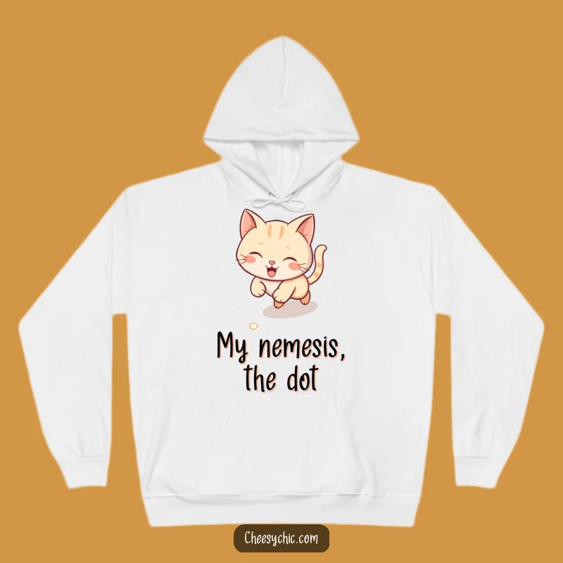 Cozy Funny Laser Cat Hoodie - Warm Up with This Hilariously Energetic Design