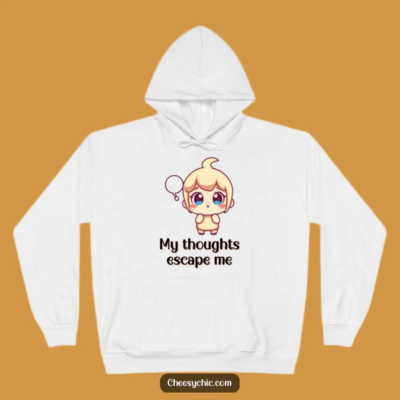 Funny Surprised Character Hoodie - Stay Cozy While Reacting Hilariously!