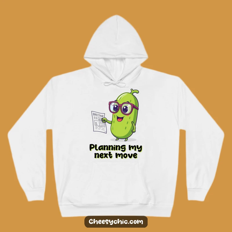 Funny Pickle Genius Hoodie: Cozy Up With Brainy Banter