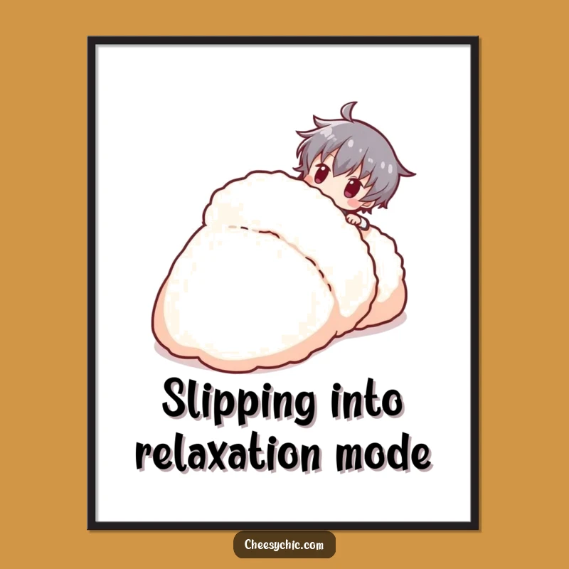 Free Printable Wall Art: Tripping Character for Quirky Downloadable Decor