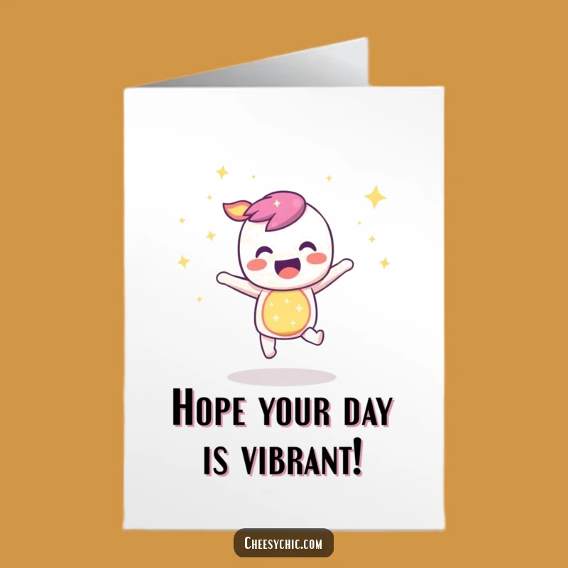 Free Printable Rainbow Birthday Card: Funny Joyful Bounce Downloadable for a Bright Day