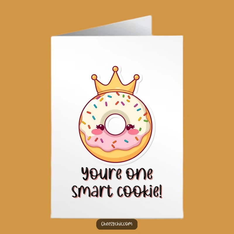Free Printable Funny Donut Congratulations Card: Sprinkle Your Success Downloadable Gift