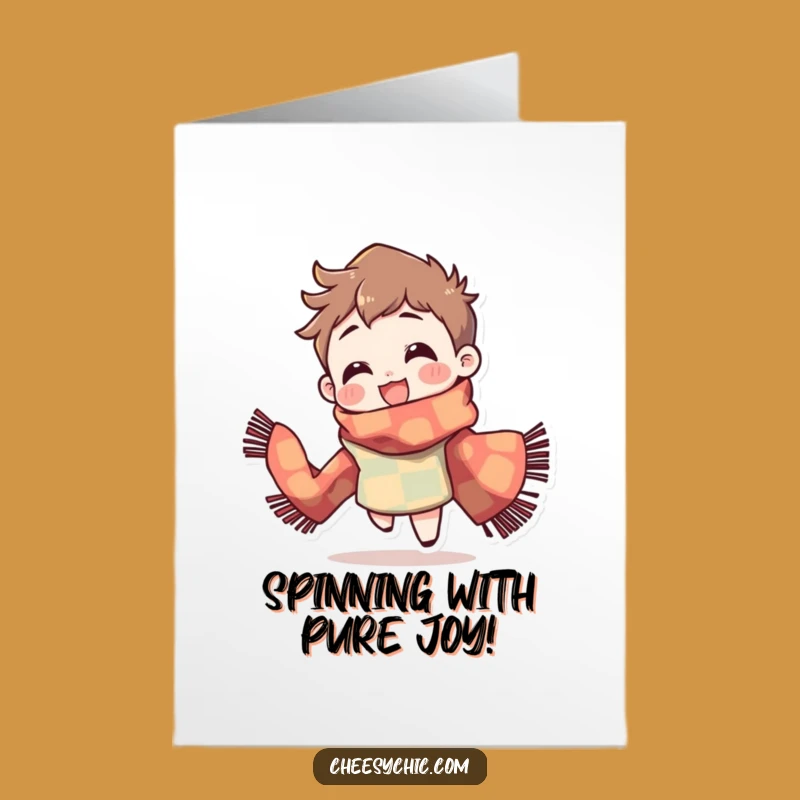 Celebrate Big Free Printable Congrats Card: Scarf Spin, Easy Download