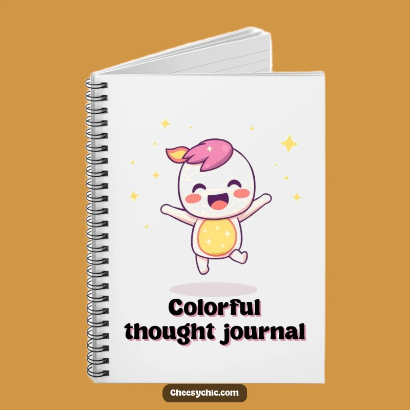 Funny Rainbow Bouncing Notebook, a Hilarious Journal for Bright Ideas