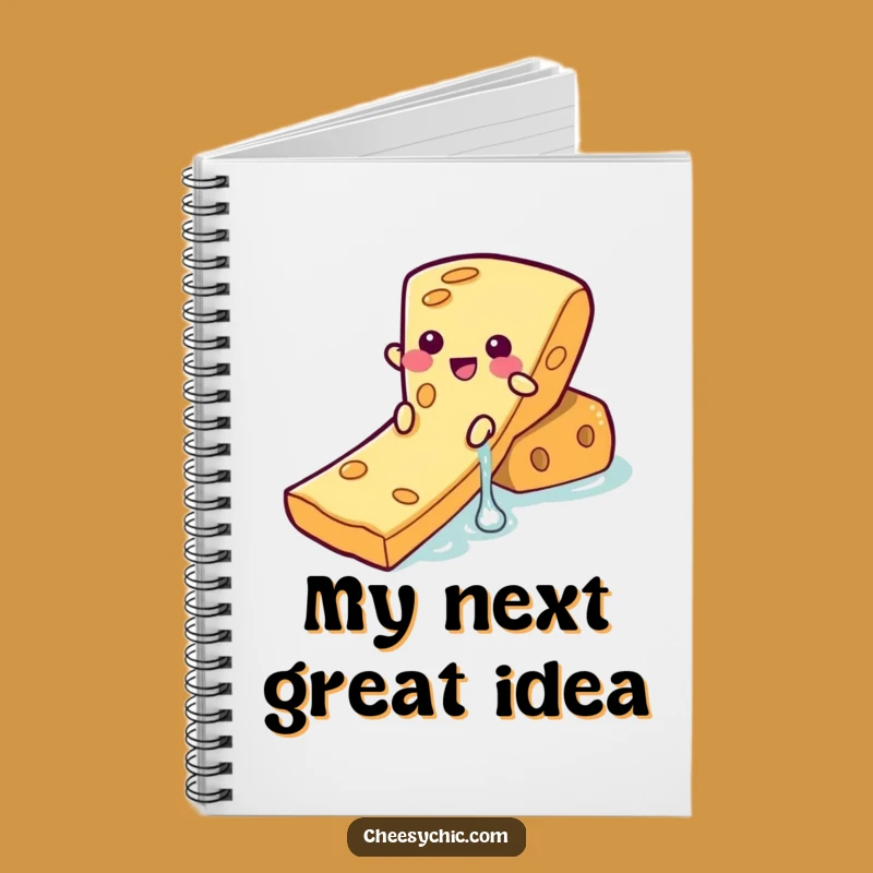 Funny Cheese Waterslide Notebook: Jot Down Laughs and Ideas