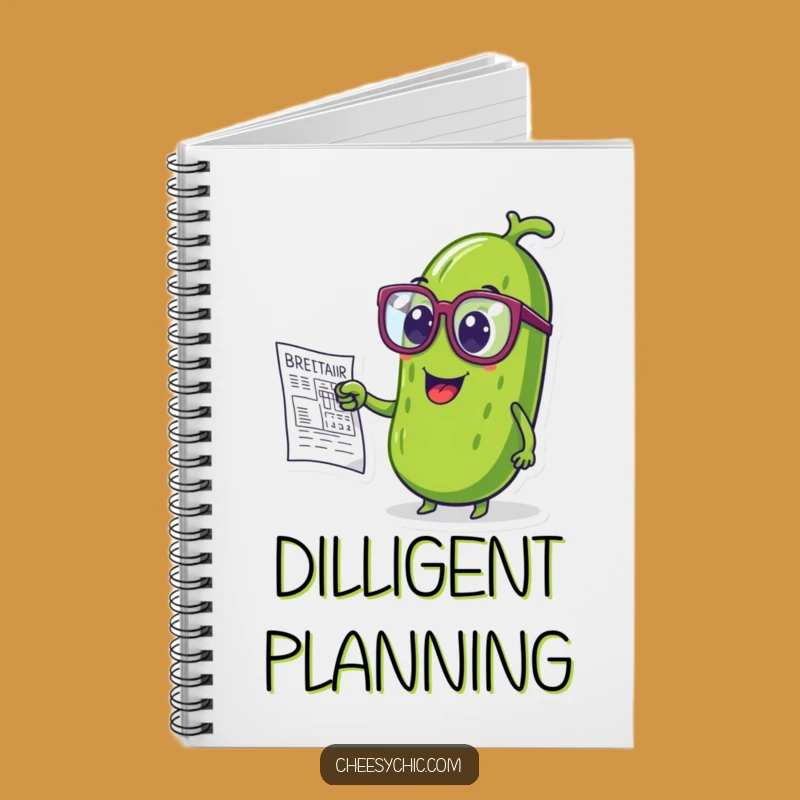 Funny Pickle Genius Notebook: Jot Down Your Brilliant Plans