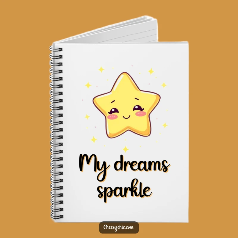 Funny Giggling Star Notebook - Jot Down Ideas with Celestial Sparkle