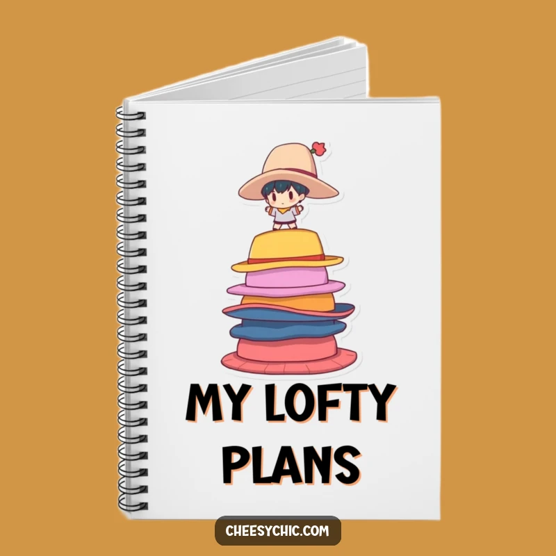 Funny Journal: Hat Stack Character, Balancing Thoughts - Perfect Funny Gift
