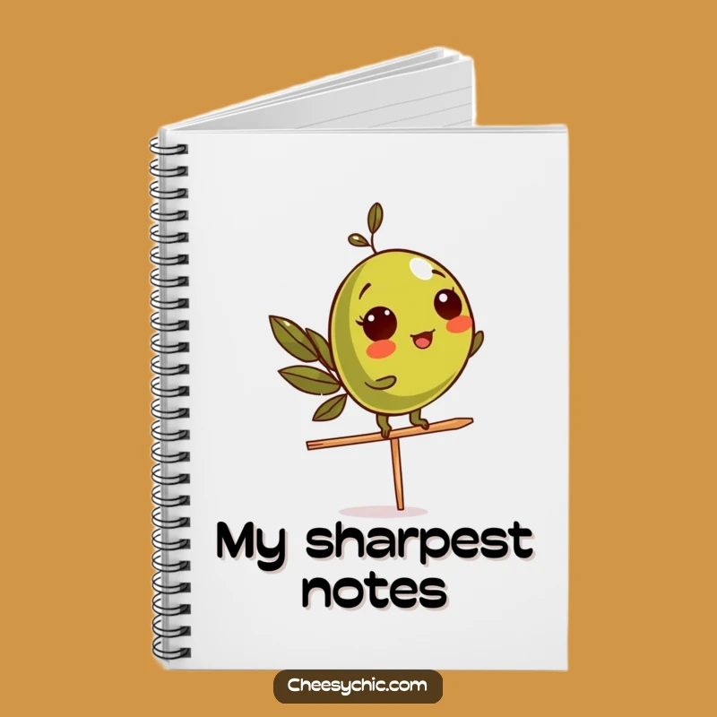 Funny Olive Balance Notebook: Jot Down Witty Thoughts