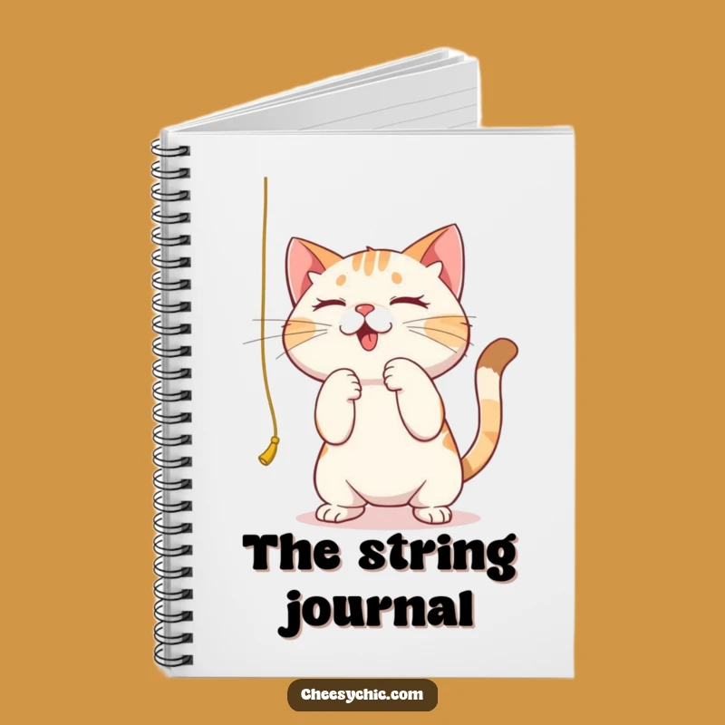 Funny Focused Cat Notebook - Jot Down Your Thoughts with Intense Clarity