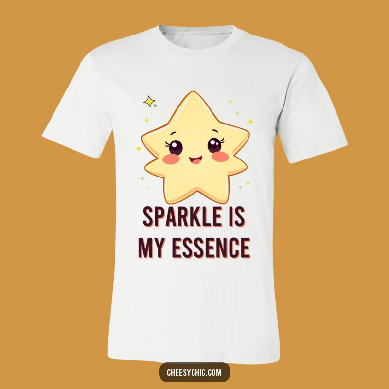 Funny Glitter Tossing Star T-Shirt, a Playful and Hilarious Outfit