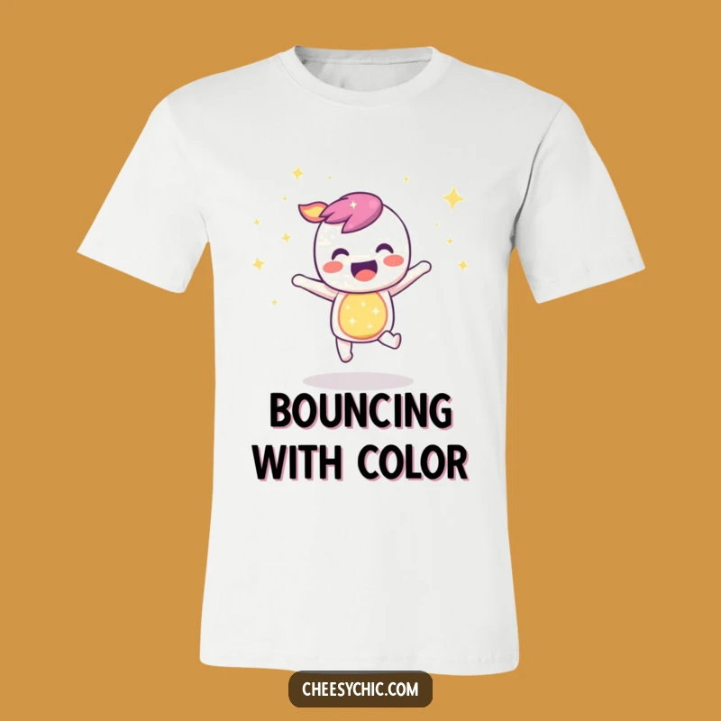 Funny Joyful Rainbow T-Shirt, a Playful and Vibrant Outfit