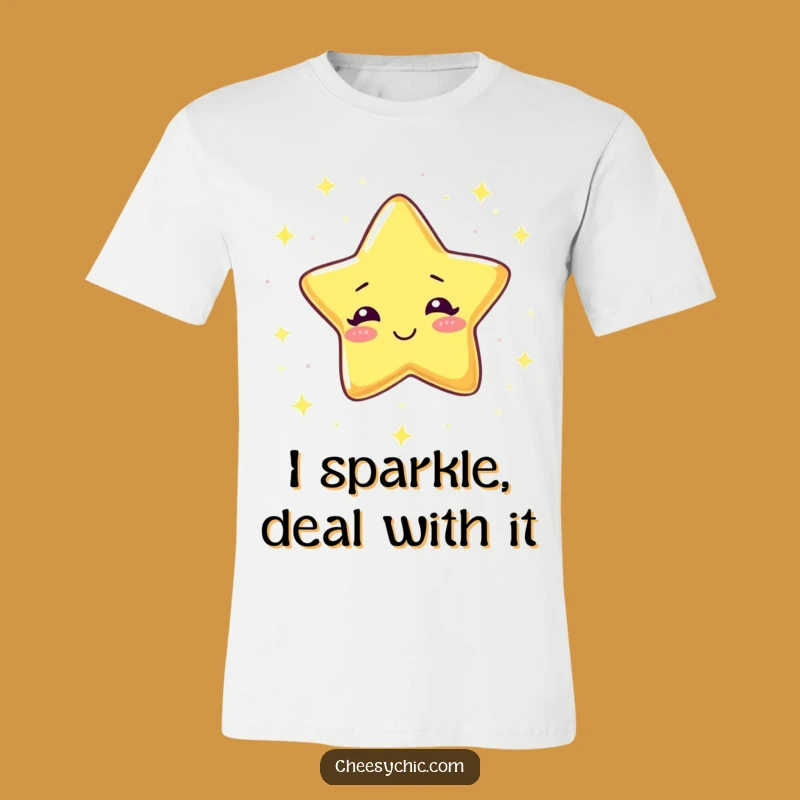 Funny Giggling Star T-Shirt - Wear the Sparkle and Shine Bright