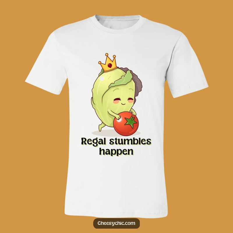 Funny Lettuce King Tripping T-Shirt: A Royal Fail in Stylish Comfort
