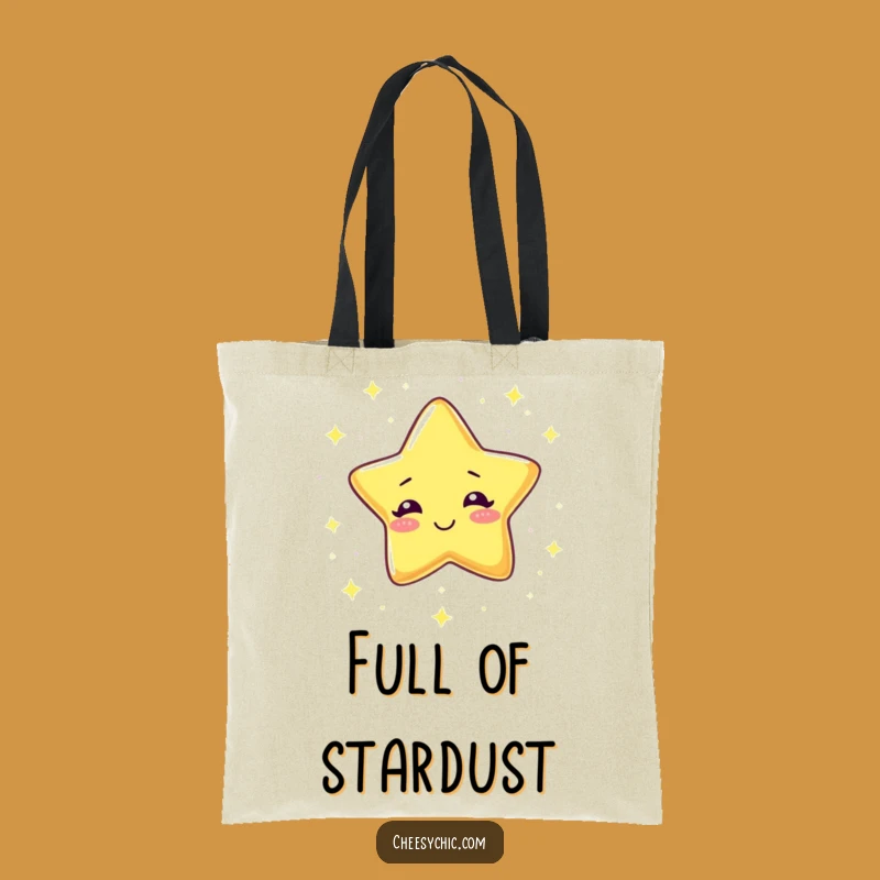 Funny Giggling Star Tote Bag - Carry Sparkle and Smiles Everywhere
