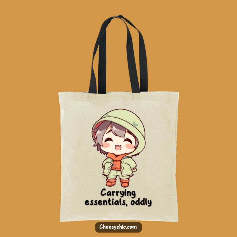 Funny Mismatched Outfit Character Tote Bag: Carry Your Delight with Quirky Style