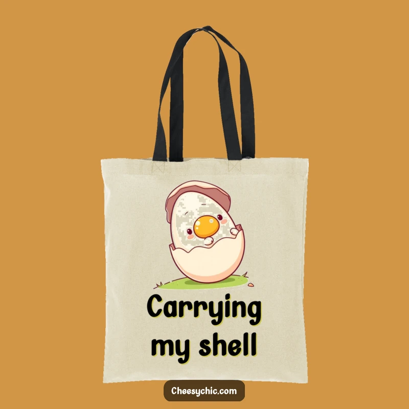 Funny Rolling Egg Tote Bag - Carry Your Adventure