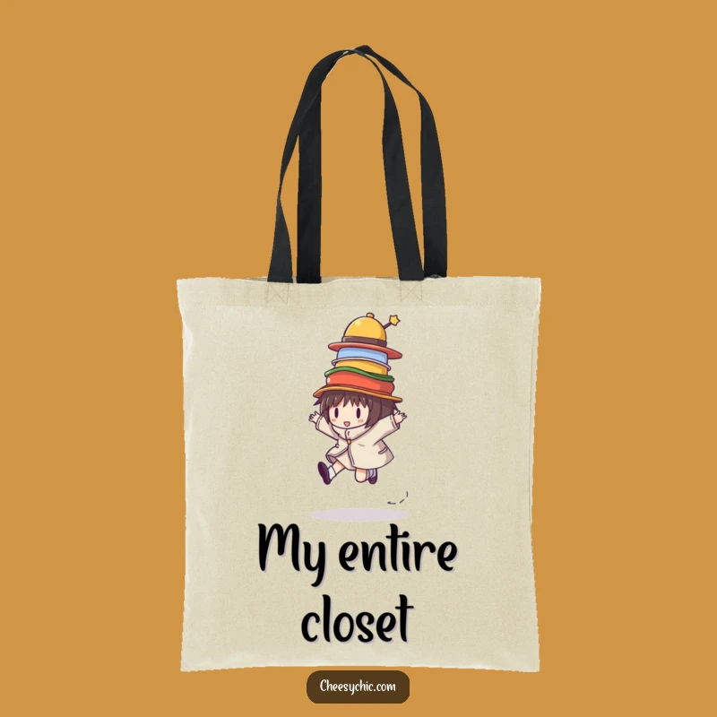 Funny Hat Skipper Tote Bag: Carry Your Style with Humorous Flair